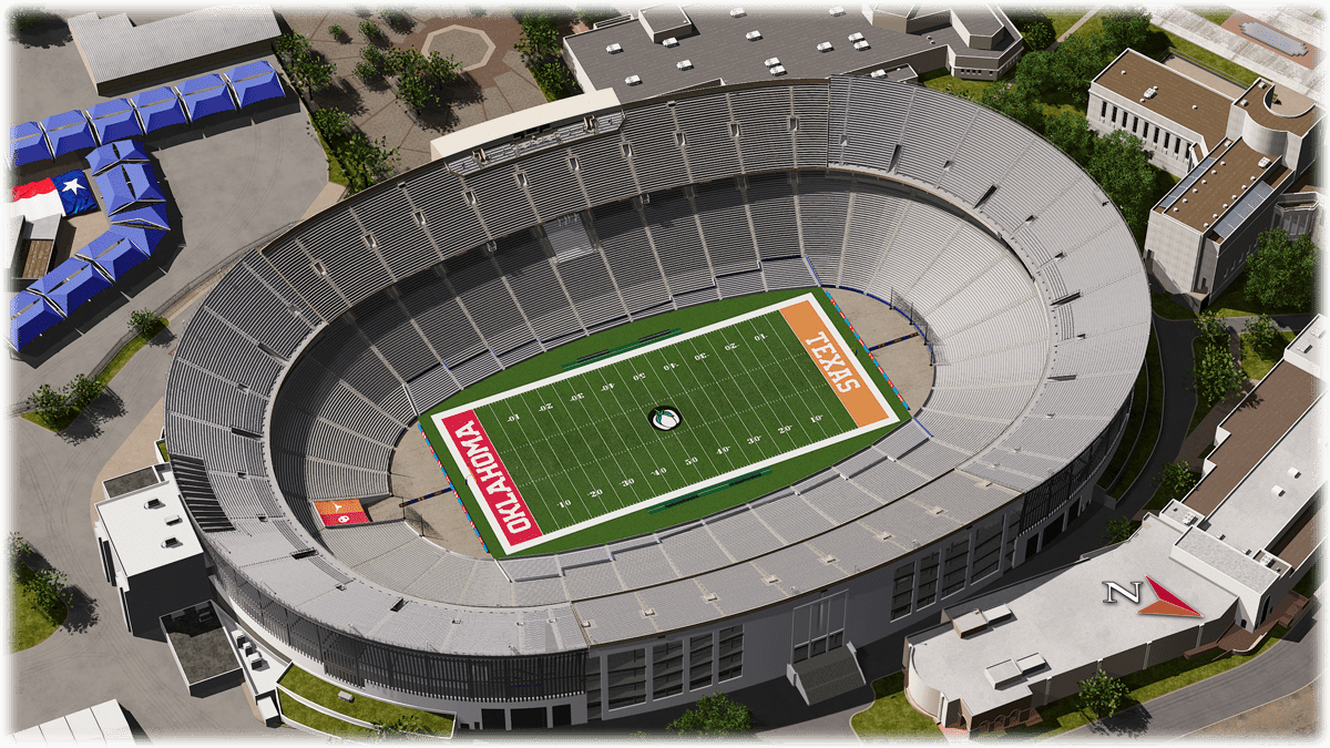 Cottonbowl Stadium Red River