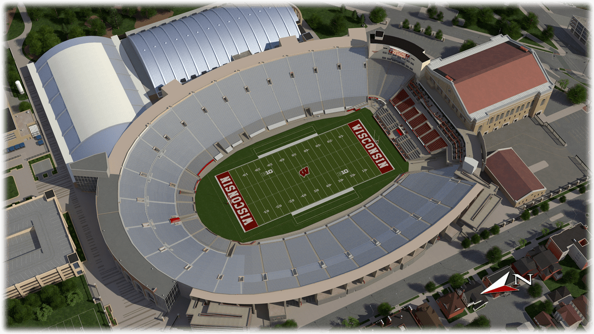 Camp Randall Interactive Seating Chart